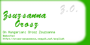 zsuzsanna orosz business card